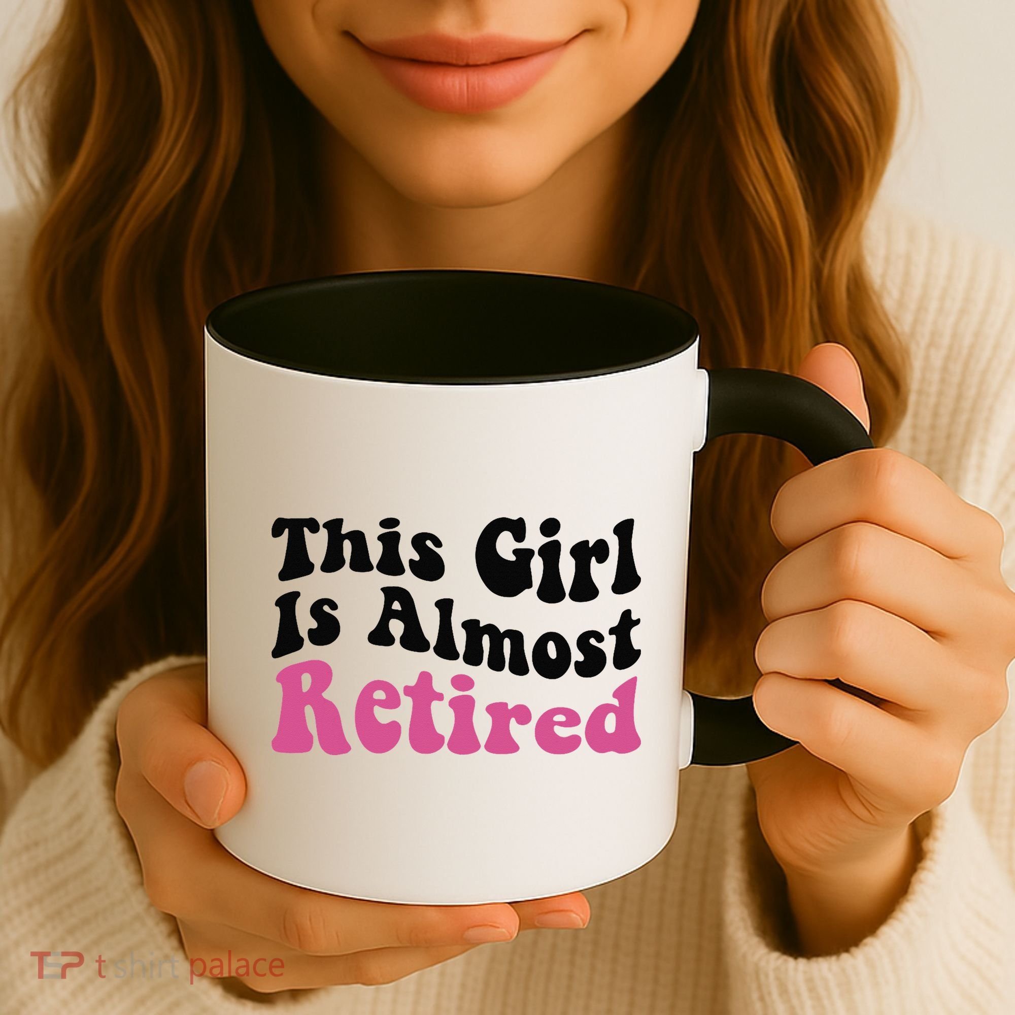 This Girl Is Almost Retired Retiring Soon Retirement Goose Coffee Mug