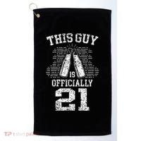 This Guy Is Ly 21 21st Birthday Party Celebrate Gift Golf Towel thumb 0