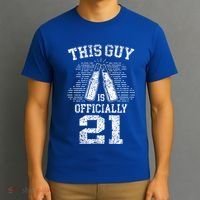 This Guy Is Ly 21 21st Birthday Party Celebrate Gift T-Shirt thumb 3