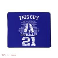 This Guy Is Ly 21 21st Birthday Party Celebrate Gift Mousepad thumb 0