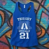 This Guy Is Ly 21 21st Birthday Party Celebrate Gift Women's Tank Top thumb 3