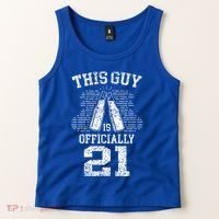 This Guy Is Ly 21 21st Birthday Party Celebrate Gift Tank Top thumb 2