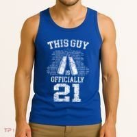 This Guy Is Ly 21 21st Birthday Party Celebrate Gift Tank Top thumb 3