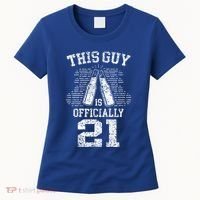 This Guy Is Ly 21 21st Birthday Party Celebrate Gift Women's T-Shirt thumb 0