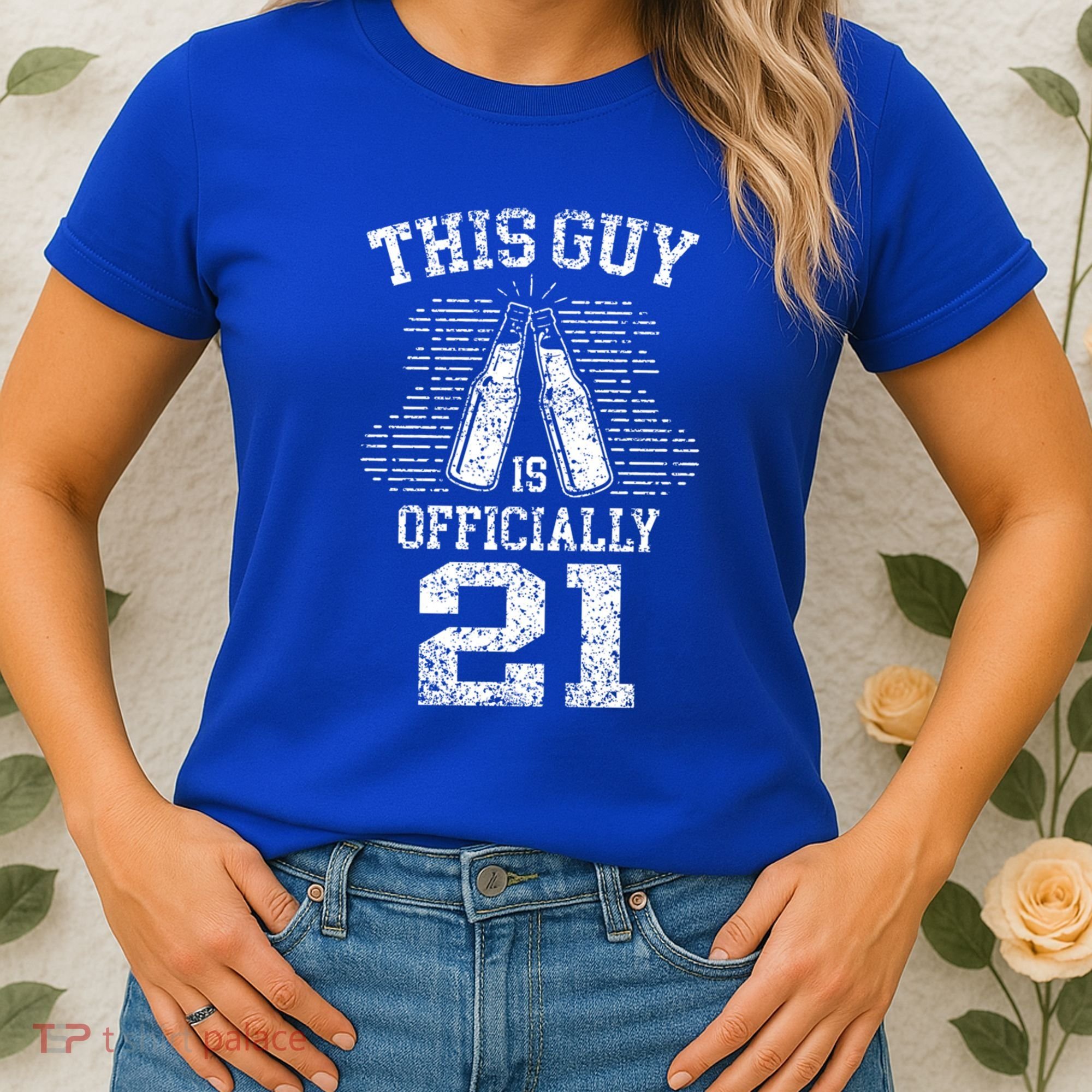 This Guy Is Ly 21 21st Birthday Party Celebrate Gift Women's T-Shirt