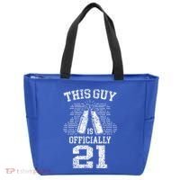 This Guy Is Ly 21 21st Birthday Party Celebrate Gift Tote Bag thumb 0
