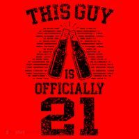 This Guy Is Ly 21 21st Birthday Party Celebrate Gift Santa Hat thumb 1