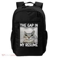 The Gap In My Resume Funny Cat Dank Meme Backpack thumb 0