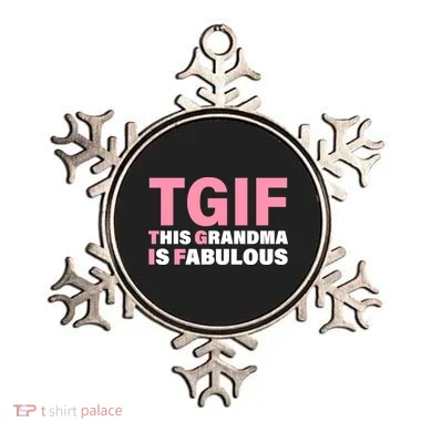 TGIF This Grandma Is Fabulous Ornament