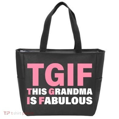 TGIF This Grandma Is Fabulous Tote Bag