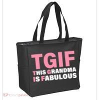 TGIF This Grandma Is Fabulous Tote Bag thumb 2