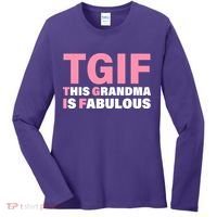 TGIF This Grandma Is Fabulous Women's Long Sleeve Shirt thumb 0