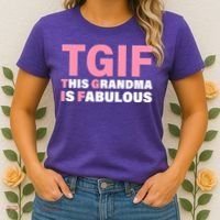 TGIF This Grandma Is Fabulous Women's T-Shirt thumb 2