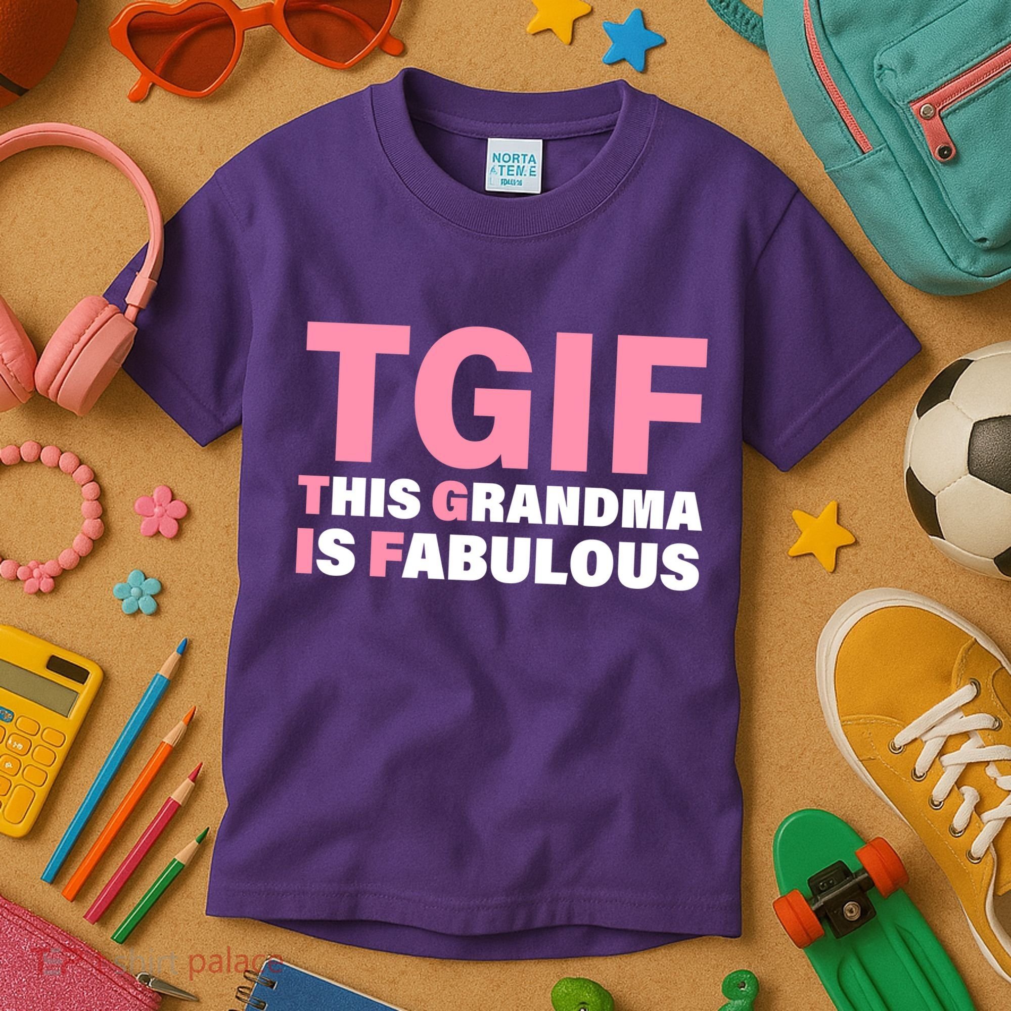 TGIF This Grandma Is Fabulous Kids T-Shirt