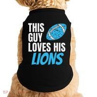 This Guy Loves His Lions Doggie Tank thumb 0