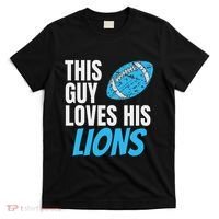 This Guy Loves His Lions T-Shirt thumb 0