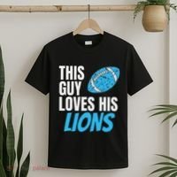 This Guy Loves His Lions T-Shirt thumb 2