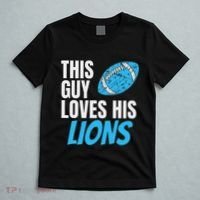 This Guy Loves His Lions T-Shirt thumb 5