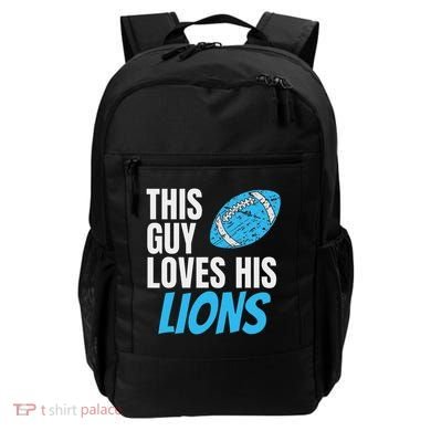 This Guy Loves His Lions Backpack