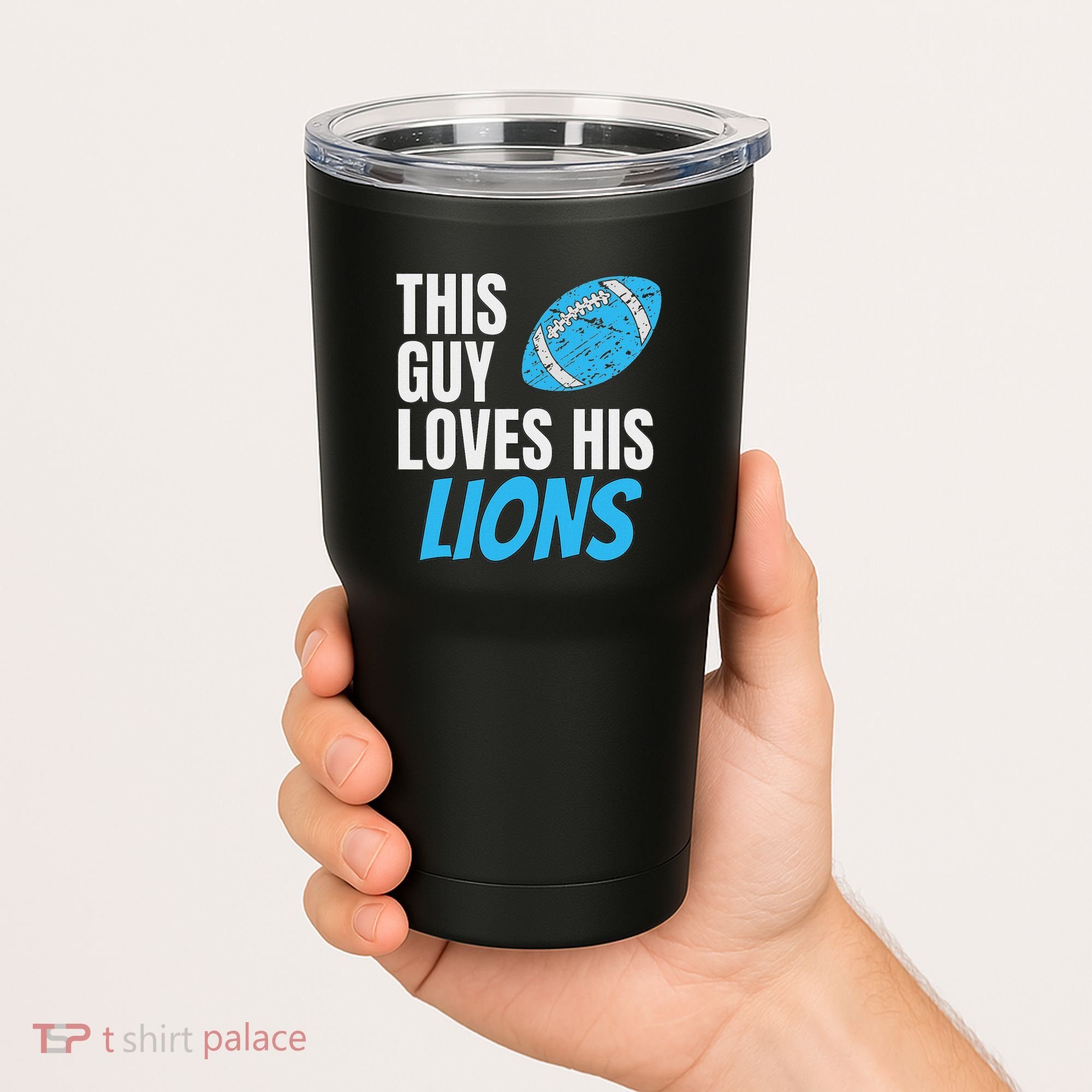 This Guy Loves His Lions Tumbler