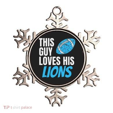 This Guy Loves His Lions Ornament