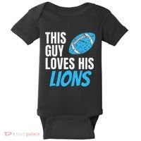 This Guy Loves His Lions Baby Bodysuit thumb 0