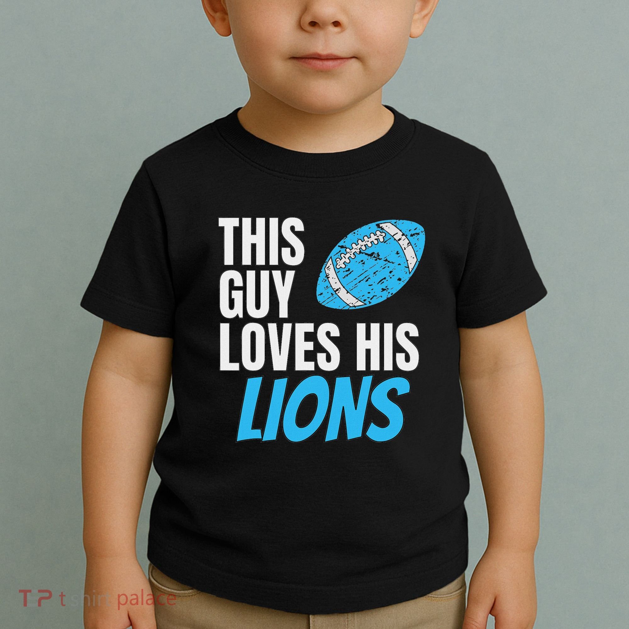This Guy Loves His Lions Toddler T-Shirt