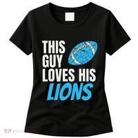 This Guy Loves His Lions Women's T-Shirt thumb 0