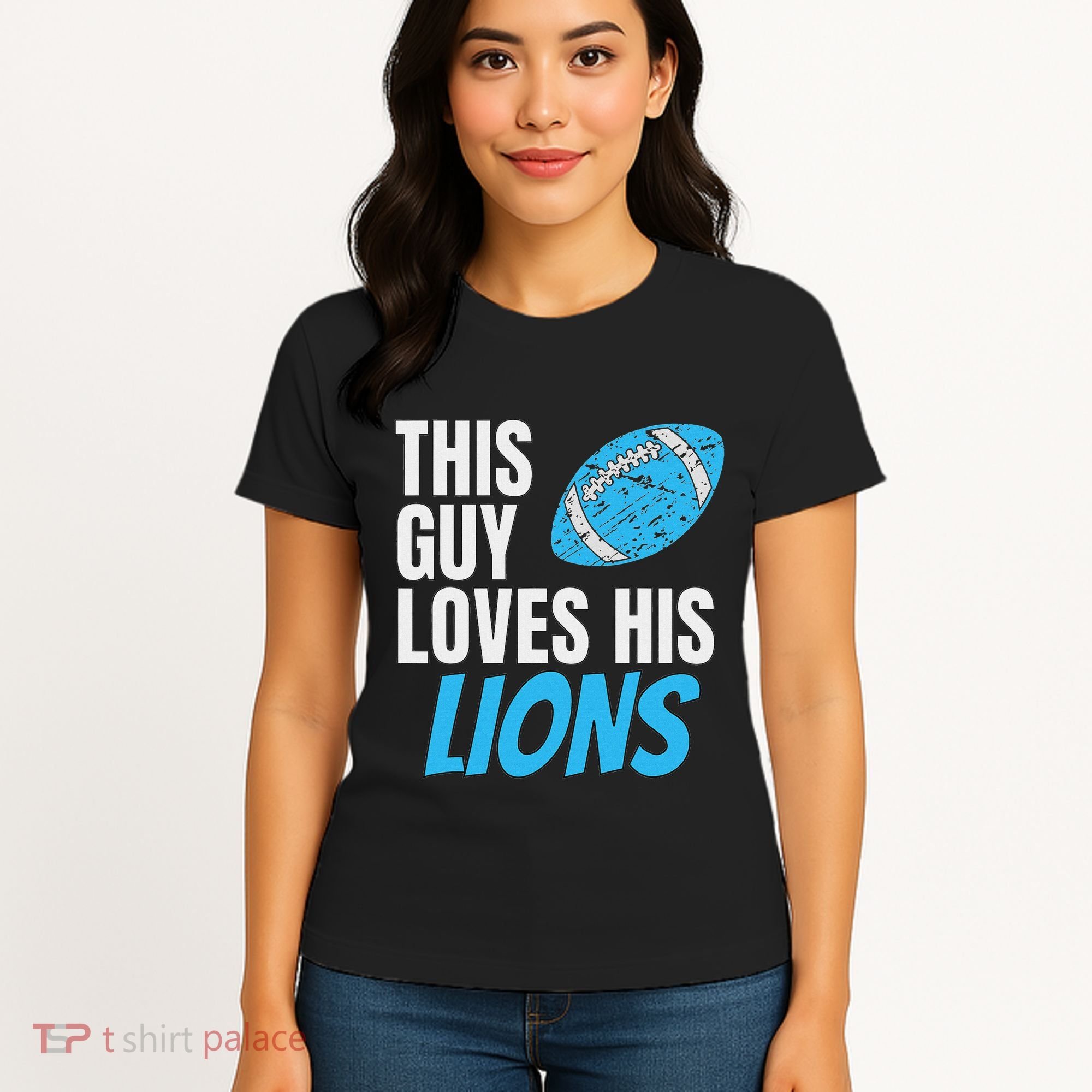 This Guy Loves His Lions Women's T-Shirt