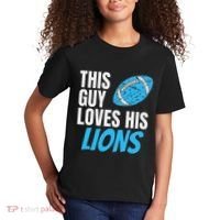 This Guy Loves His Lions Kids T-Shirt thumb 2