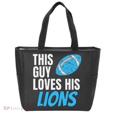 This Guy Loves His Lions Bag