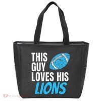 This Guy Loves His Lions Tote Bag thumb 0