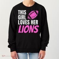 This Girl Loves Her Lions Women's Sweatshirt thumb 0