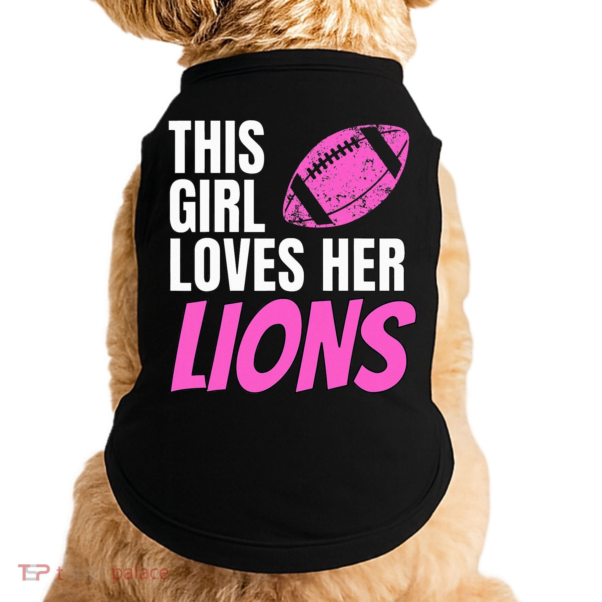 This Girl Loves Her Lions Doggie Tank