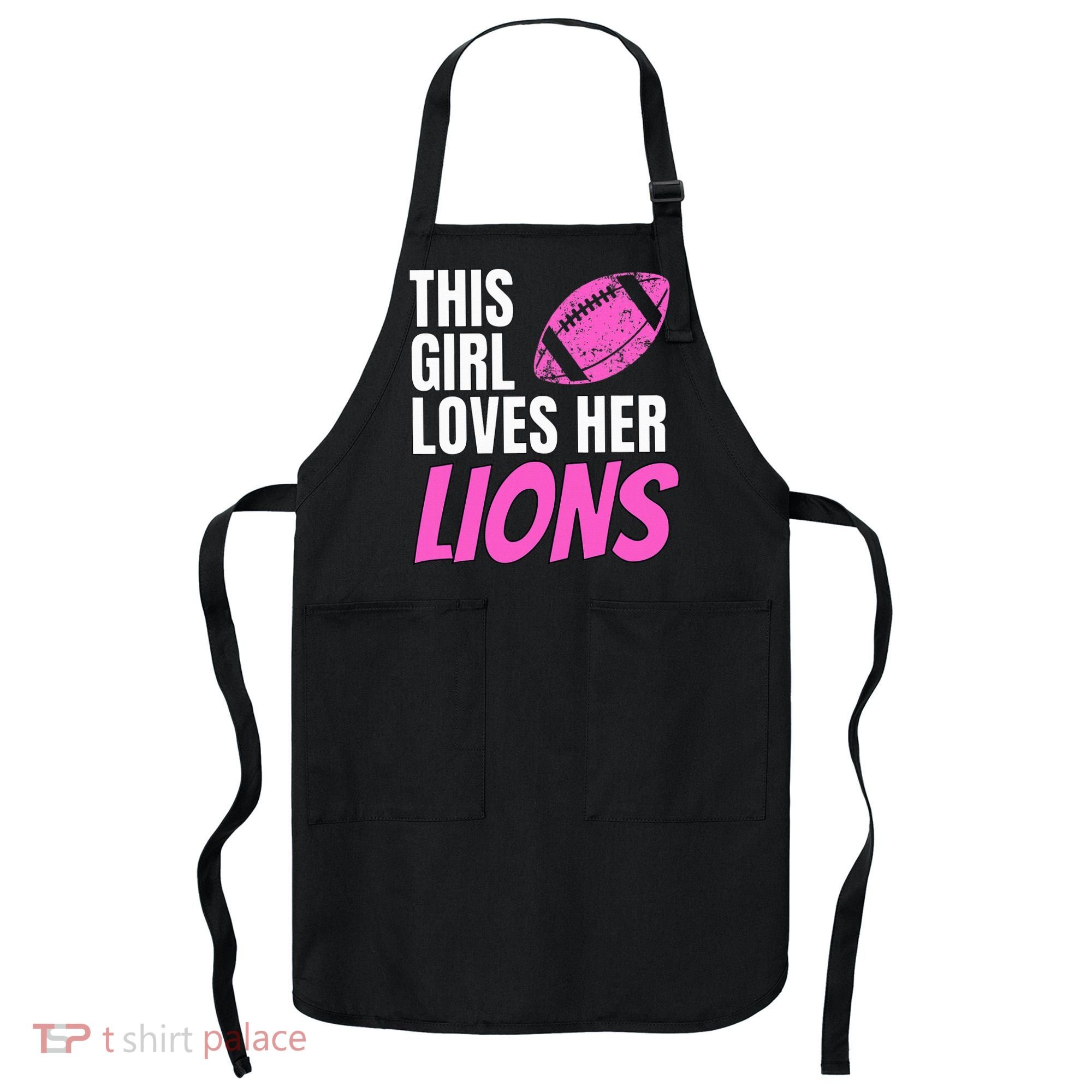 This Girl Loves Her Lions Apron