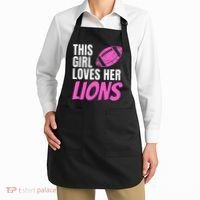 This Girl Loves Her Lions Apron thumb 2