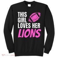 This Girl Loves Her Lions Sweatshirt thumb 0