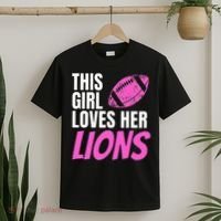 This Girl Loves Her Lions T-Shirt thumb 2