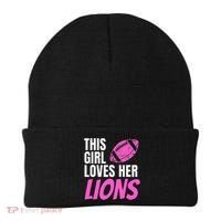 This Girl Loves Her Lions Beanie thumb 0