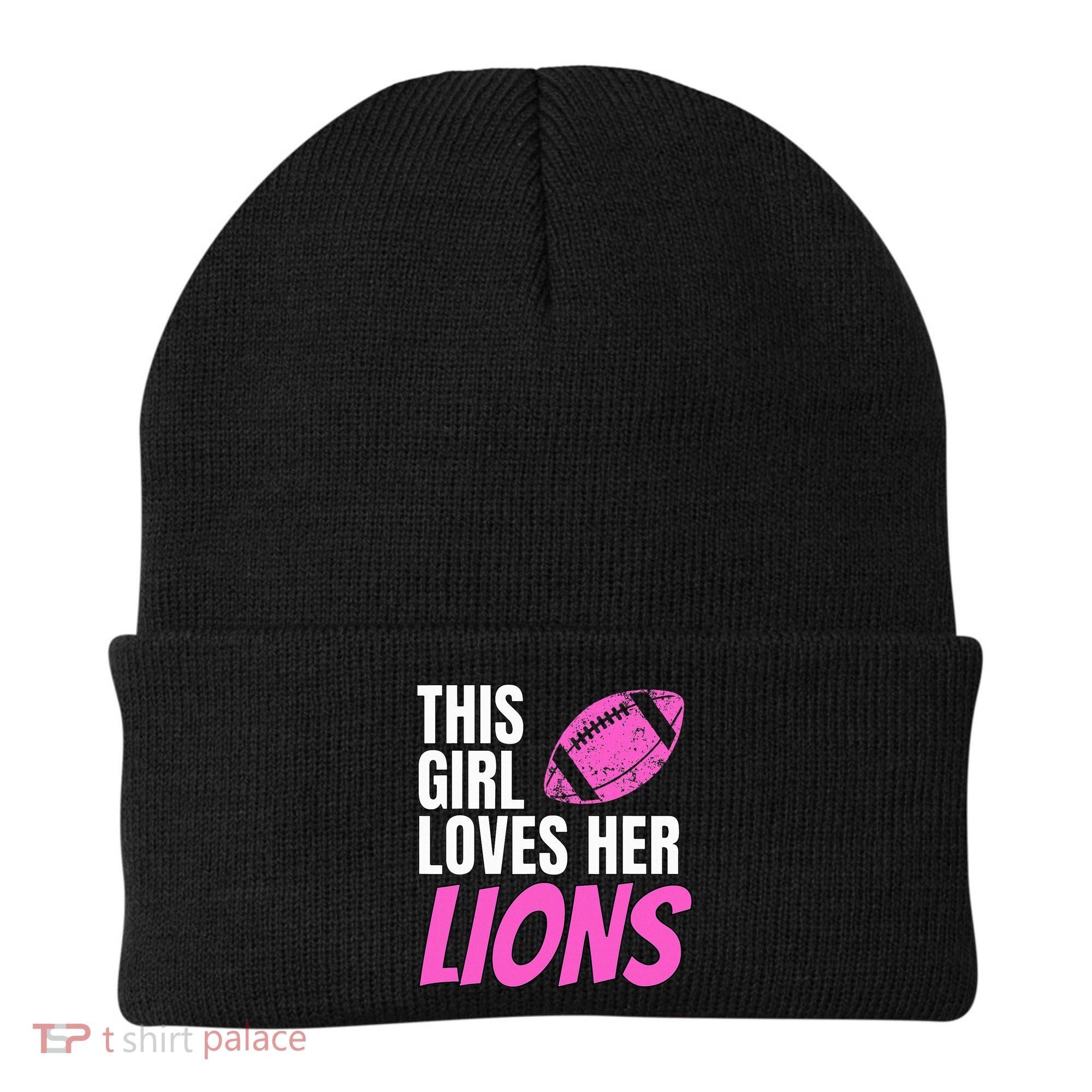 This Girl Loves Her Lions Beanie