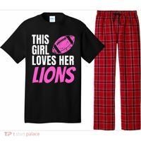 This Girl Loves Her Lions Pajama Set thumb 0