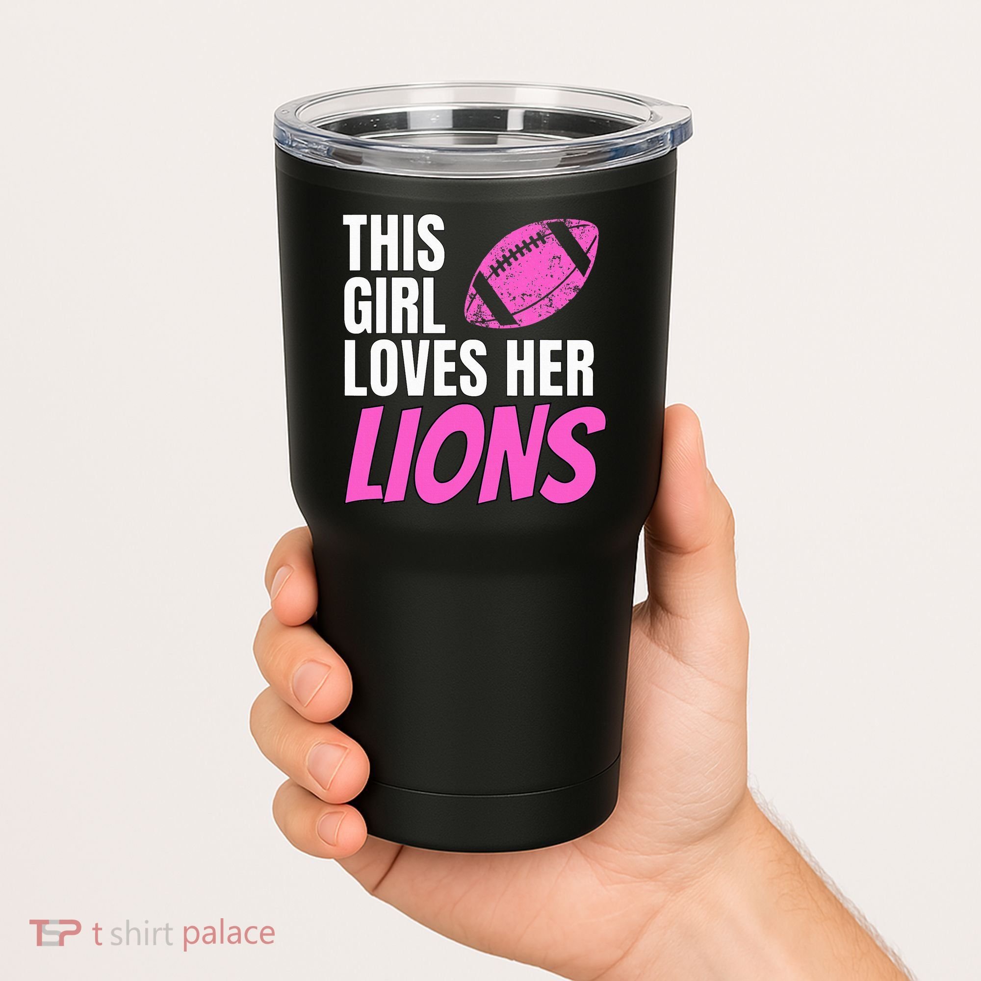 This Girl Loves Her Lions Tumbler
