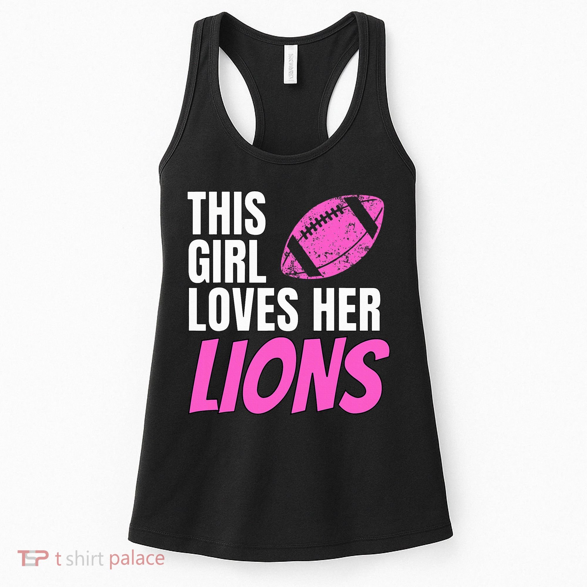 This Girl Loves Her Lions Women's Tank Top