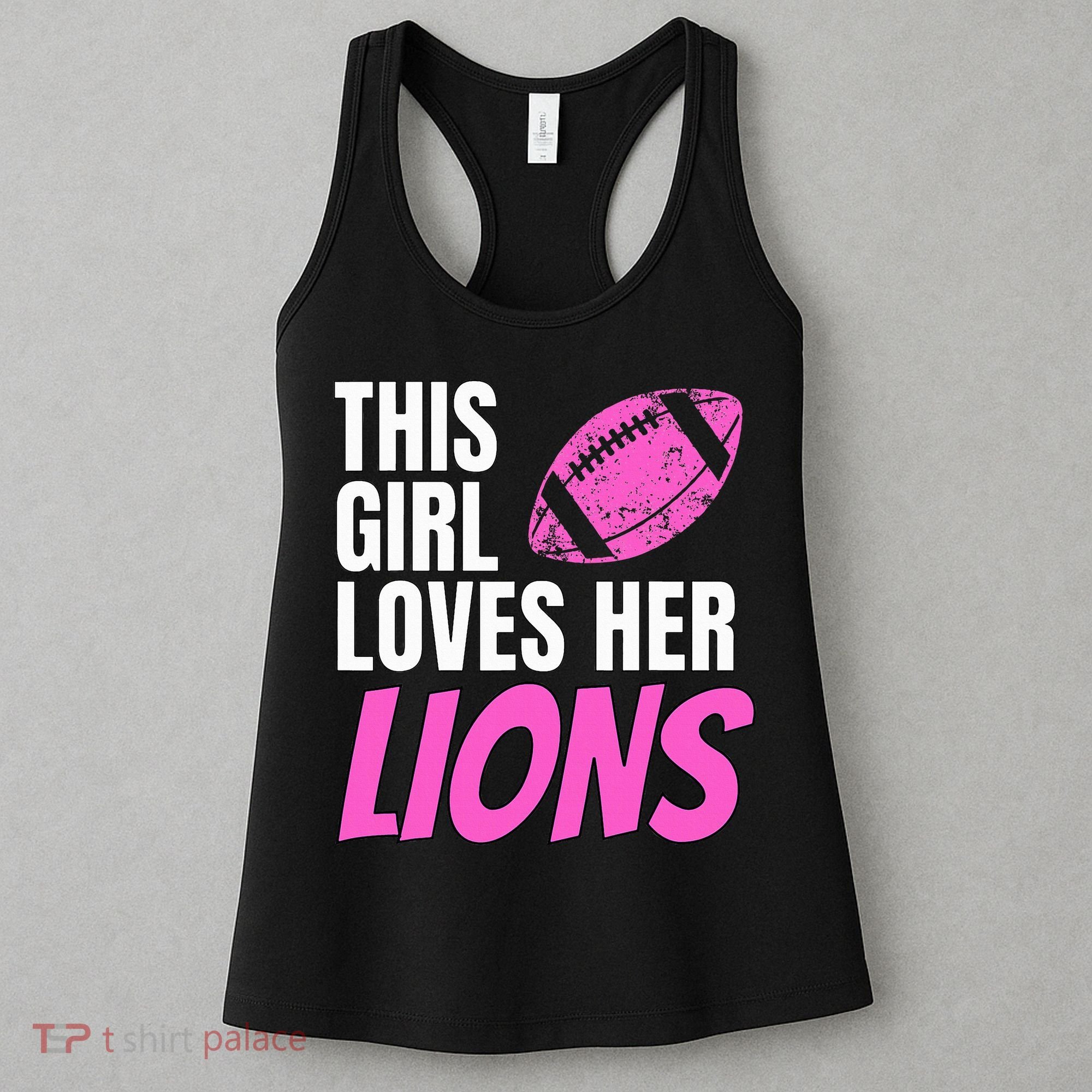 This Girl Loves Her Lions Women's Tank Top