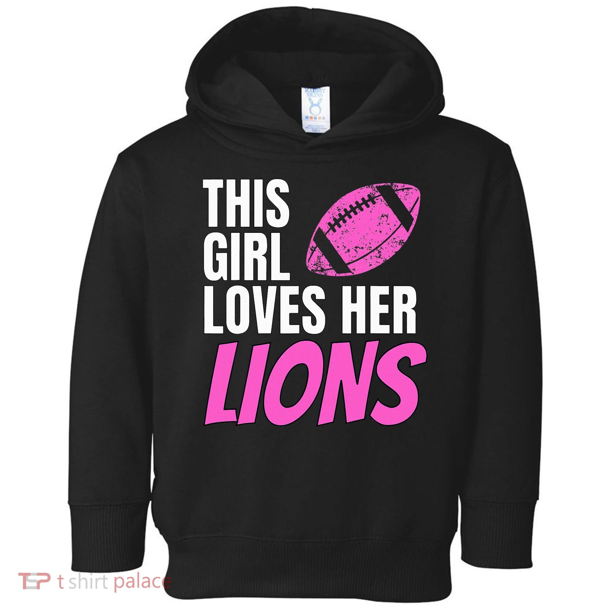 This Girl Loves Her Lions Toddler Hoodie