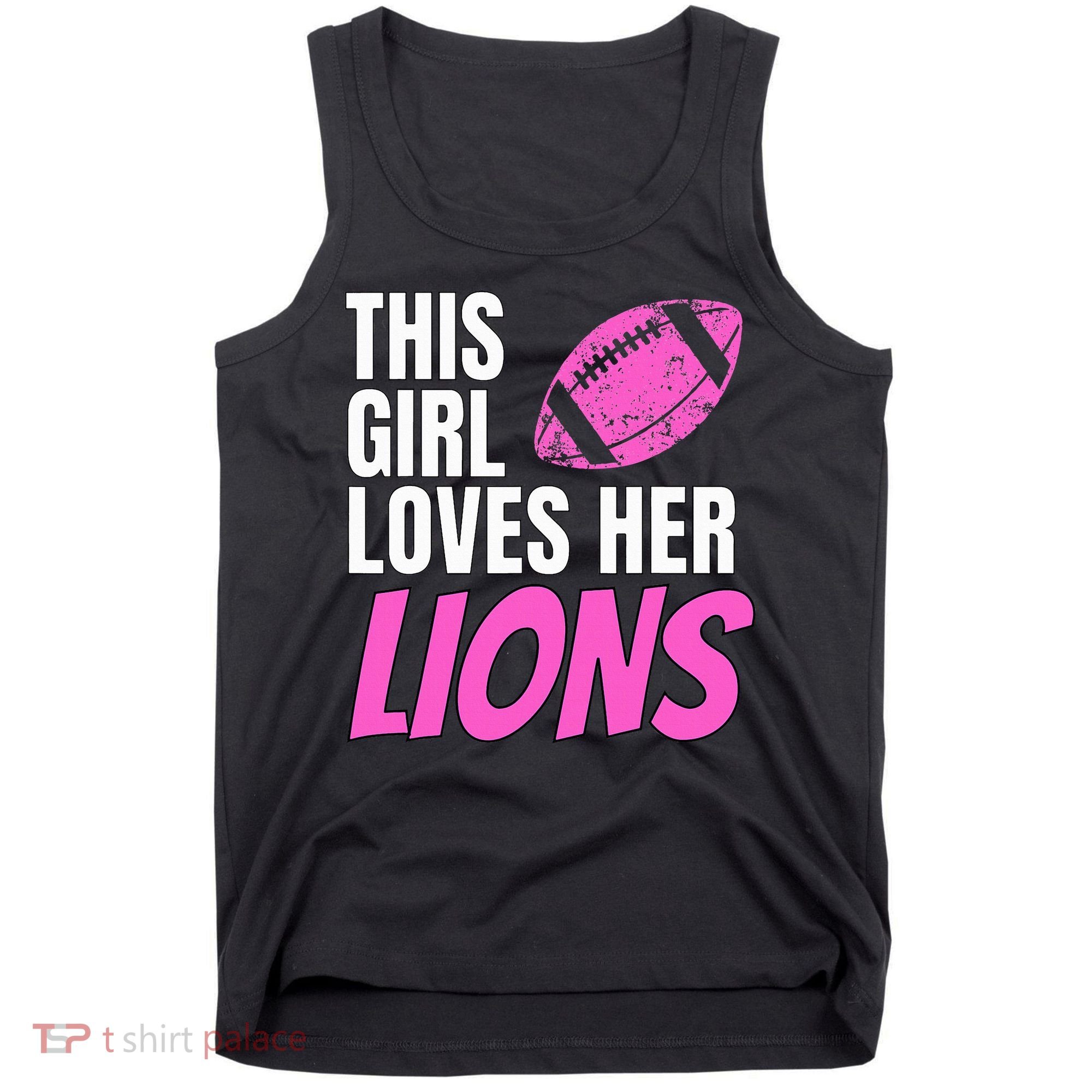 This Girl Loves Her Lions Tank Top