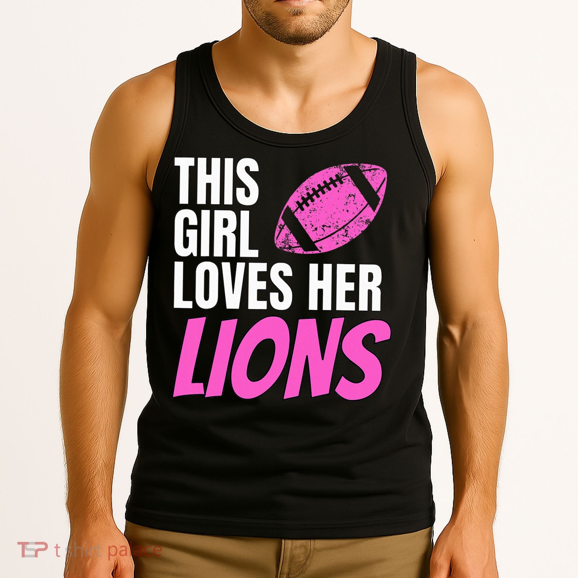 This Girl Loves Her Lions Tank Top