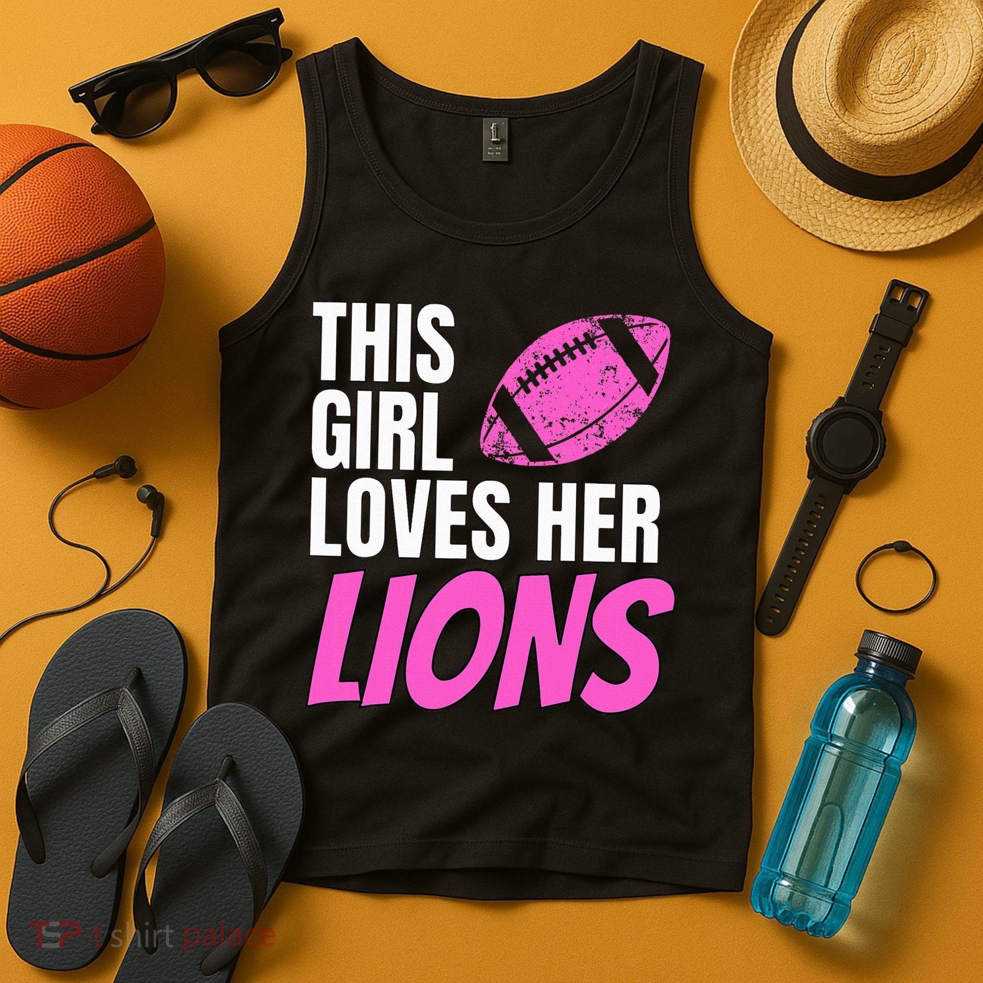 This Girl Loves Her Lions Tank Top