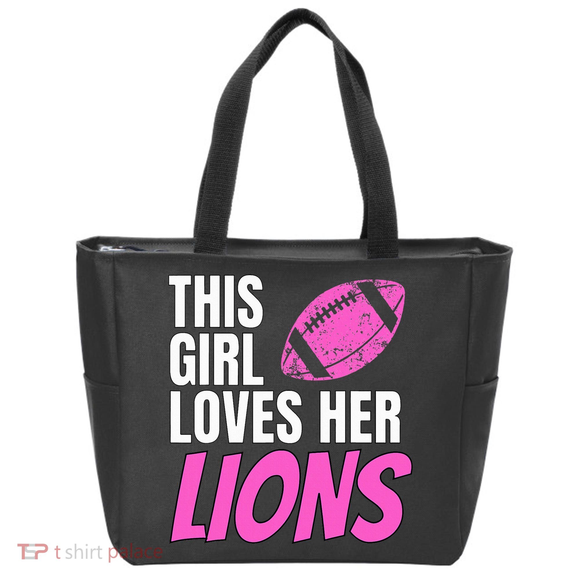 This Girl Loves Her Lions Tote Bag