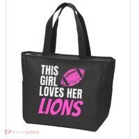 This Girl Loves Her Lions Tote Bag thumb 3